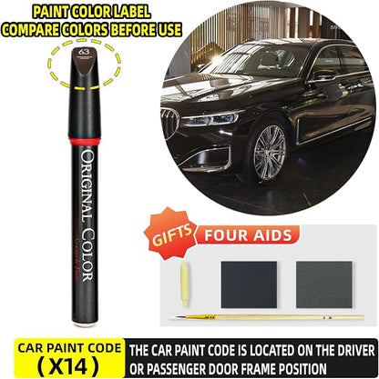 Carhoo C46/X14 Almandine Brown Metallic Touch Up Paint Suitable For BMW, Genuine Custom Color Absoulutely Without Color Differences (16ml)