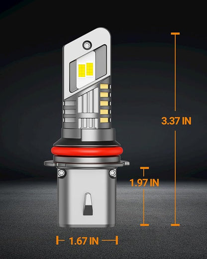 SEALIGHT H7 Fog Light Bulbs 800% Brightness 40000LM Super Bright,60000Hrs Long Service Life with Cooling Fan, White Light Easy 3-Minute Plug & Play Installation- Pack of 2