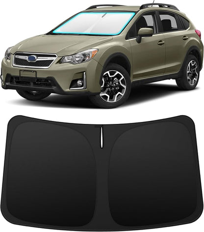INSAUTO Custom Fit Windshield Sun Shade Accessories for Subaru Crosstrek 2013-2017, Foldable Front Window Sunshade, UV & Heat Reflector, Keeps Interior Cool, Includes Storage Bag