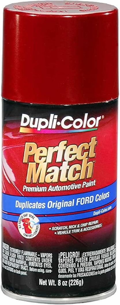 Dupli-Color Metallic Ford Exact-Match Automotive Paint - Aerosol Toreador Red 8 oz.