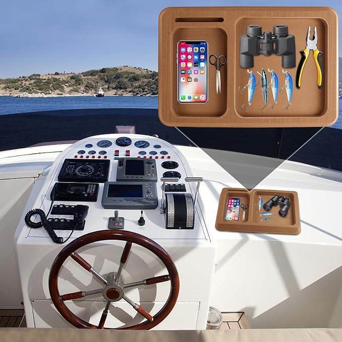 EVA Foam Boat Dash Pad, Anti-Slip Boat Dash Organizer Perfect for Fishing Center Consoles (6Color,2Size)