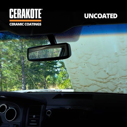 CERAKOTE® Ceramic Glass Coat Protectant - Hydrophobic Automotive Rain Repellant, Long-Lasting and Durable Ceramic Coating, Quick and Easy Application