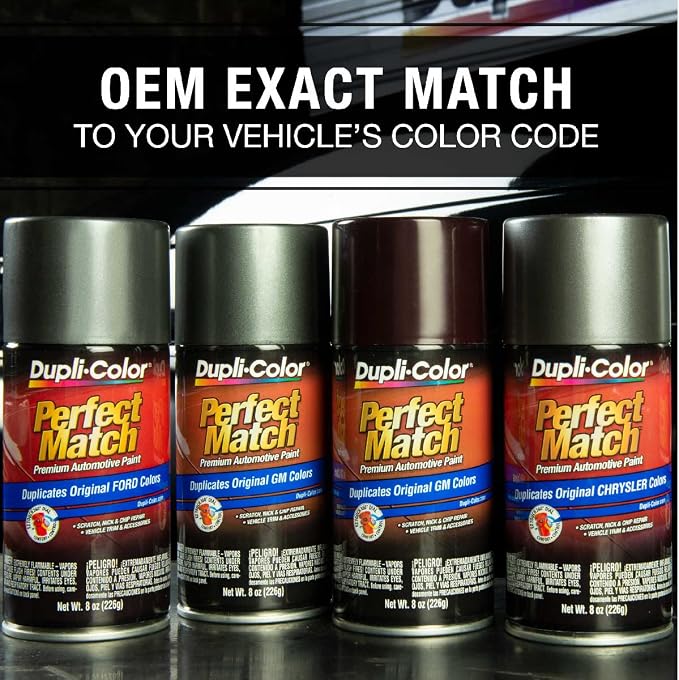 Dupli-Color EBTY15607 Perfect Match Automotive Spray Paint – Toyota Super Red II, 3E5 – 8 oz. Aerosol Can