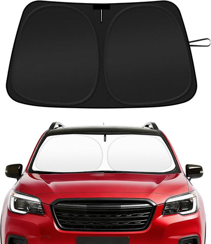 Car Windshield Sun Shade Compatible with 2019-2024 2025 2026 Subaru Forester Accessories, Subaru Forester Sunshade Sun Visor for Front Windshield & Window Sun Shade Cover, UV Heat Block to Keep Cool