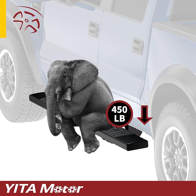 YITAMOTOR Running Boards Compatible with 2019-2026 Chevy Silverado/GMC Sierra 1500, 2020-2026 Silverado/Sierra 2500HD 3500HD Crew Cab(Excl. 2019 1500 LD), 6 Inches Aluminum Side Steps Nerf Bars