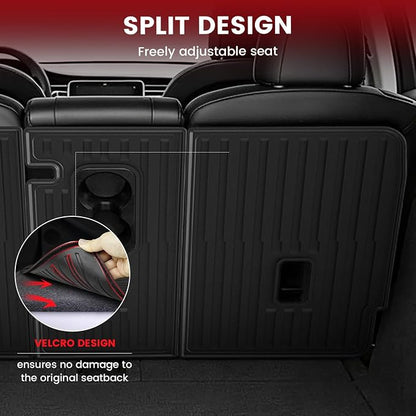 LASFIT 10PCS Floor Mats for Tesla Model Y Juniper 2025 2026 (Only Fit Standard Range), TPE Custom Fit All Weather Model Y Juniper Accessories with Cargo Mat Trunk Mats Full Set