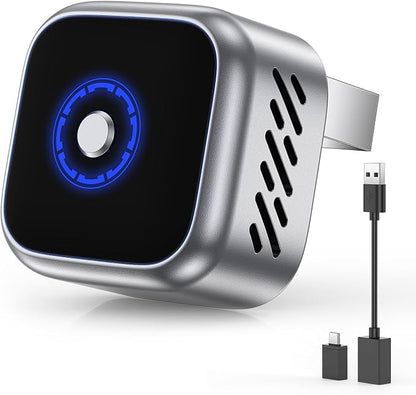 Smart Blue Wireless CarPlay Adapter 2026, Pocket-Friendly Mini Design, Seamless Conversion for iPhone & Android, Optimized for Vehicles 2016 and Newer