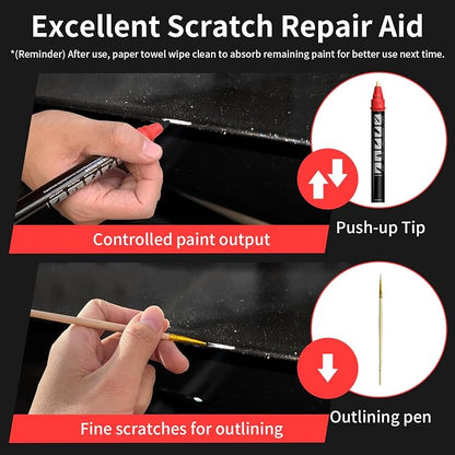 Carhoo P6A Frozen Dark Brown Touch Up Paint Suitable For BMW, Genuine Custom Color Absoulutely Without Color Differences (16ml)