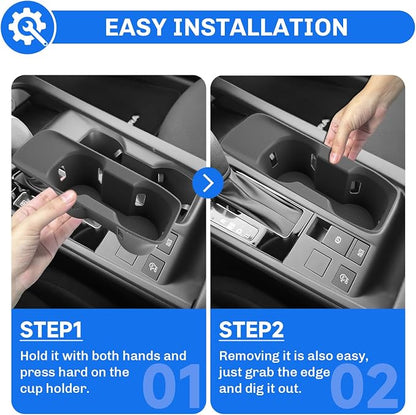 SXCY for 2026 Nissan Sentra Cup Holder Insert [Front Center Console] for 2026 Nissan Sentra Accessories Silicone Cup Holder Limiter 2026 Sentra Console Drink Holder Adapter Non-Slip Stopper