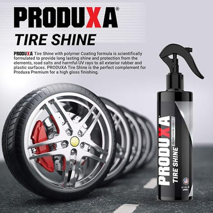 Premium Tire Shine Spray - High Endurance Tire Dressing, Professional Polymer Sealant, Protective Coating, Car Care Detailing Polish, 8 oz