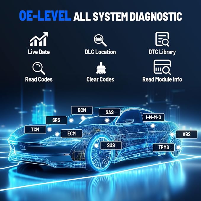 TOPDON ArtiDiag600 Pro, OBD2 Scanner Diagnostic Tool for All Systems, Code Reader Scan Tool with 9 Essential Maintenance Functions, Upgraded Version of AD600S/AD500, Lifetime Free Update