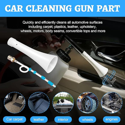 Nozzle Repair Kit for Car Cleaning Gun Parts Z-010 and Air Blow Out Tool Z-014 for, Includes CT-100 Plastic Cone, CT-101 Weighted Tube & CT-102 Washer Car Cleaning Tools (1 Set)