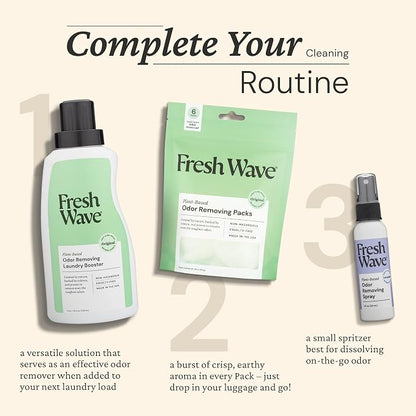 Fresh Wave Lavender Scent Odor Eliminator Spray & Air Freshener, 2 fl. oz. Travel Size (Pack of 2)