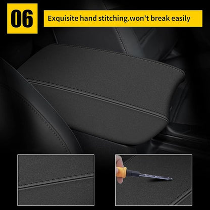 AOMSAZTO Neoprene Armrest Center Console Cover for 2017-2022 Honda CRV Black