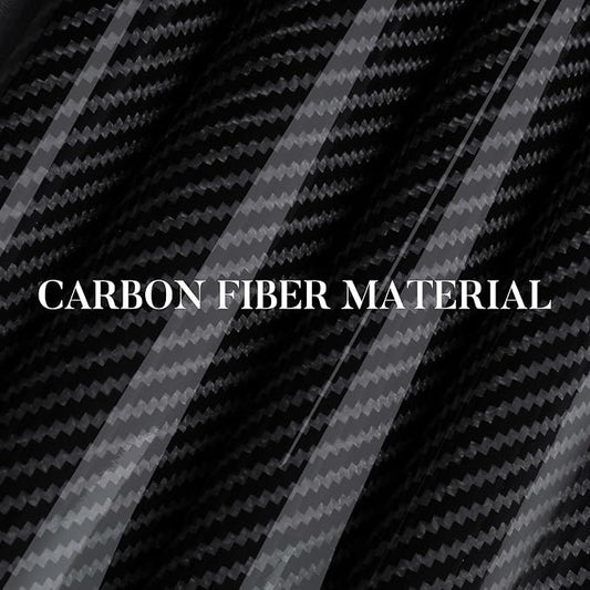 Carbon Fiber Steering Wheel Cover, Snap on Car Steering Wheel Cover Set Accessories 3pcs Wrap Grip Non Slip Protector Universal Glossy Black