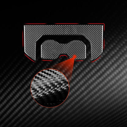 NVCNX Real Premium Carbon Fiber for Toyota Tundra 2022-2026 / Sequoia 2023-2026 2024 2025 Truck Pickup SUV Center Console Armrest Cup Holder Cover Interior Trim Accessories Overlay Sticker Decal 2PCs
