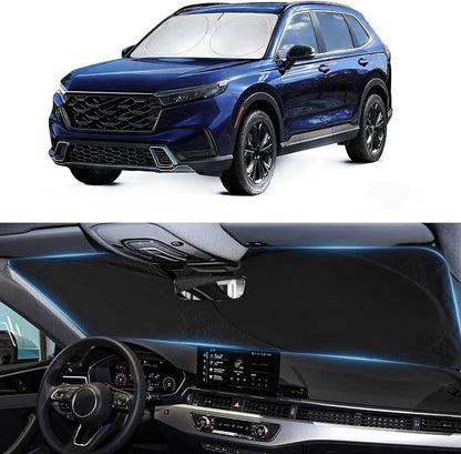 Sun Shade for CRV Windshield Sunshade fit for Honda CR-V SUV 2023 2024 2025 2026 Accessories Front Window Cover Shield Car Sun Visor Screen Protector Block UV Ray Heat