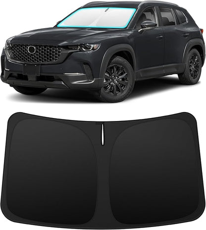 INSAUTO Custom Fit Windshield Sun Shade Accessories for Mazda CX50 CX-50 2023-2026, Foldable Front Window Sunshade, UV & Heat Reflector, Keeps Interior Cool, Includes Storage Bag