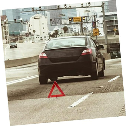 Car Safety Accessories Road Flares Car Emergency Triangle Warning Sign Reflective Triangles Roadside