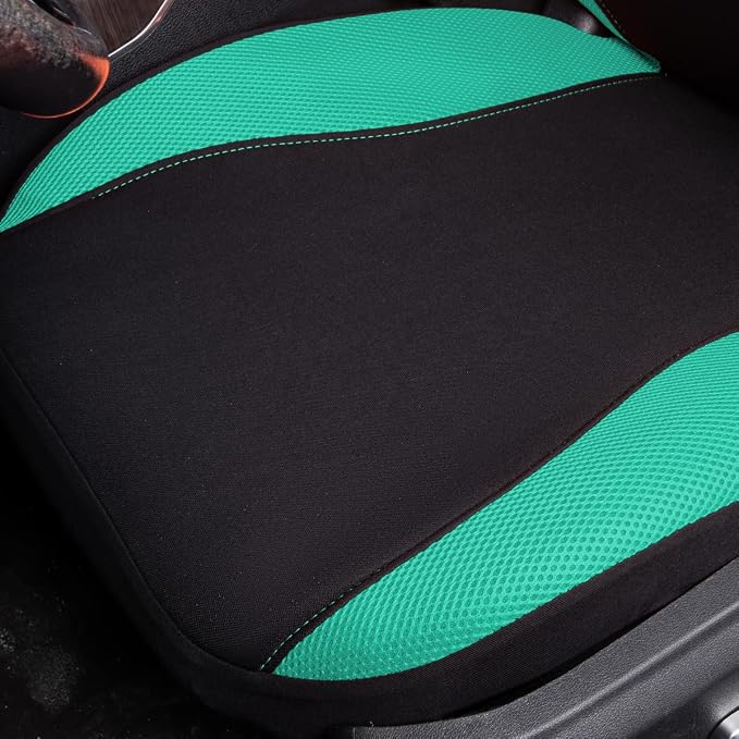 Flying Banner Butterfly car seat Covers ful Set Fashion Universal Lady Woman Female Rear Bench Split Colorized (Full Set, Mint Green)