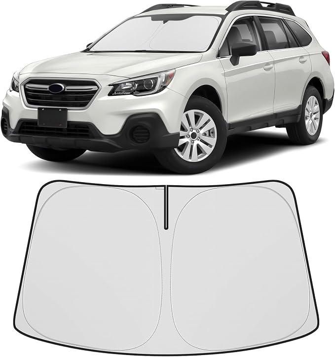 Windshield Sun Shade Compatible for Subaru Outback 2015 2016 2017 2018 2019 SUV, Base,Premium,Limited,Touring Sun Visor Accessories Sunshade Shield Protector