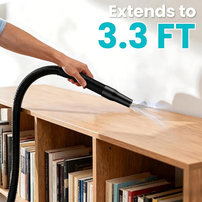 Cordless Vacuum for Makita Battery, 5 in 1 Lightweight Handheld Vacuum Cleaner with 500W Powerful Motor, 46 CFM Portable Hand Vacuum with Filtration HEPA for Floor, Carpet(Battery Not Included)