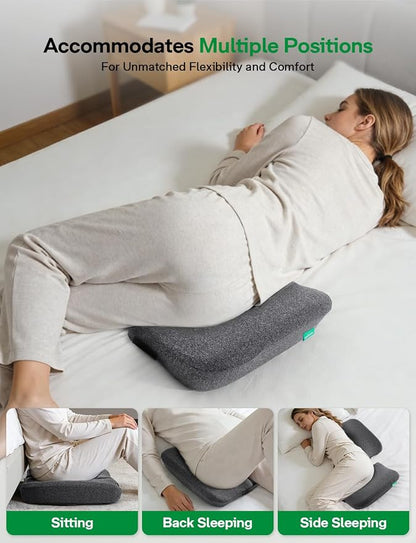 Medisana Memory Foam Bed Sore Cushions for Butt, Ergonomic Bedsore Pressure Relief Pillow with Foldable Design, T Shaped Opening Seat Cushion for Sciatica & Tailbone & Coccyx & Hemorrhoid Pain Relief