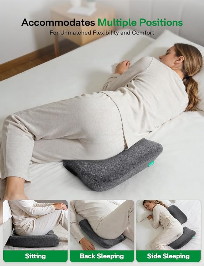 Medisana Memory Foam Bed Sore Cushions for Butt, Ergonomic Bedsore Pressure Relief Pillow with Foldable Design, T Shaped Opening Seat Cushion for Sciatica & Tailbone & Coccyx & Hemorrhoid Pain Relief