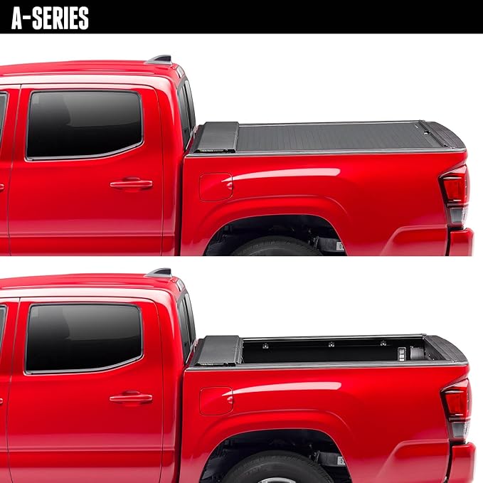 RealTruck Roll-N-Lock A-Series Retractable Truck Bed Tonneau Cover | BT123A | Fits 2019 - 2023 Ford Ranger 6' 1" Bed (72.7")