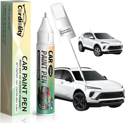 Summit White(GAZ/WA8624) Touch Up Paint Pen for Buick,Car Paint Scratch Repair Pen Quick and Easy Fix Auto Paint Scratch