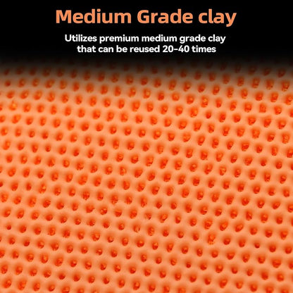 Premium Single Clay Mitt for Auto Detailing – Scratch-Free Synthetic Glove, Reusable Clay Bar Alternative for Paint, Glass & Plastic, Quick and Efficient Decontamination