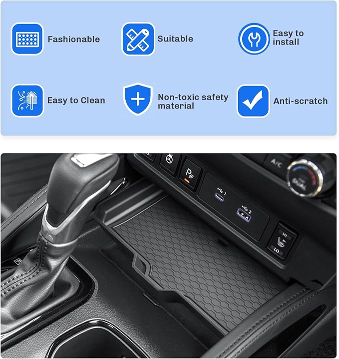 SXCY 3PCS for 2022-2025 2026 Nissan Frontier Center Console Organizer [Front Tray+Cupholder+Armrest Tray] for 2025 2026 Nissan Frontier Accessories 2024 2025 2026 Frontier Console Organizer