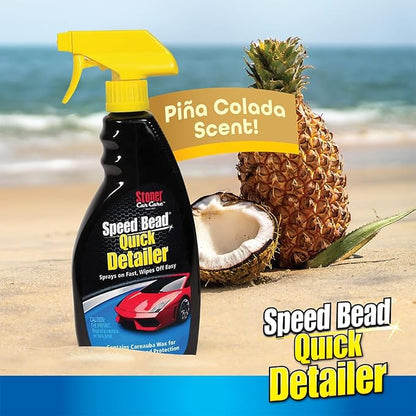 Stoner Car Care 92354-6PK Speed Bead Quick Detailer Spray – Fast Detail Spray for Dust, Smudges and Light Contaminants – Enhances Gloss and Slickness With Carnauba Wax – 22 fl oz (Pack of 6)