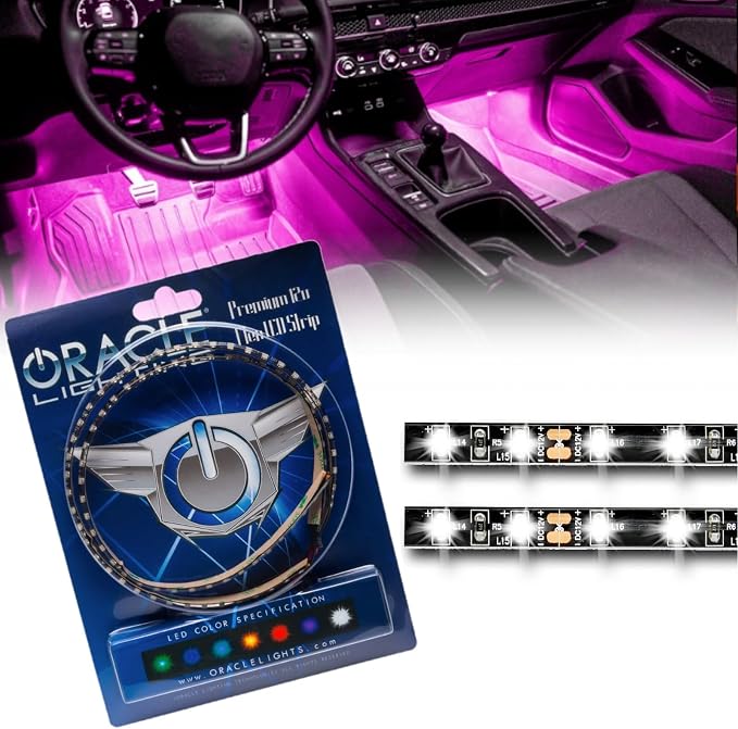 ORACLE Lighting 3805-333 Universal ColorSHIFT Ambient LED Lighting Footwell Kit - Waterproof - Easy Installation - Ultra Flexible - Indoor or Outdoor Application