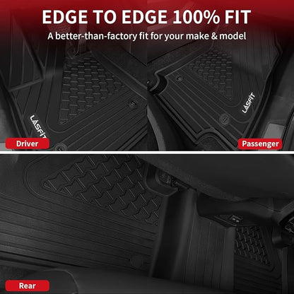 LASFIT Floor Mats for Lexus NX 350/ NX250/ NX 2022-2026 (Not Fit for NX350h/ NX450h+), All Weather Cargo Mats TPE Floor Liners Accessories Front & Rear Rows & Cargo Liner, Black