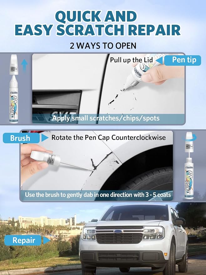 Sting Gray(PDN) Touch Up Paint for Jeep, Car Paint Scratch Repair Remover Pen Color Exact Match, Quick and Easy Fix Automotive Chips and Nicks Scuff