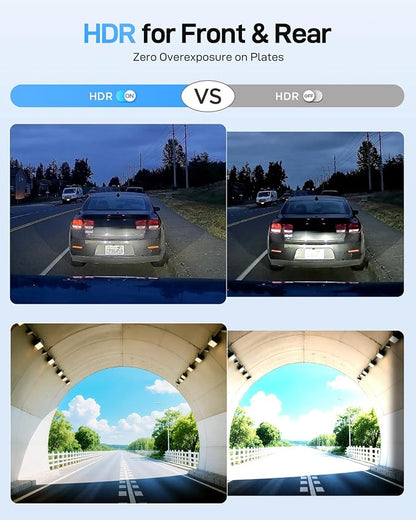 VIOFO A229 Ultra 2CH Dual 4K Dash Cam Front and Rear, Dual STARVIS 2 IMX678 Sensors & 2-Channel 4K HDR, Faster 5GHz Wi-Fi & Precise GPS Car Camera, Voice Control, Super Night Vision 2.0