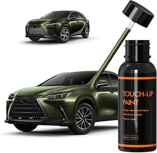 6X4 Nori Green Touch Up Paint for Lexus, DIY Car Paint Scratch Repair Kit, Automotive Paints, Quick & Easy Fix Scratch Repair for UX/NX/LX/LC/RX/GX