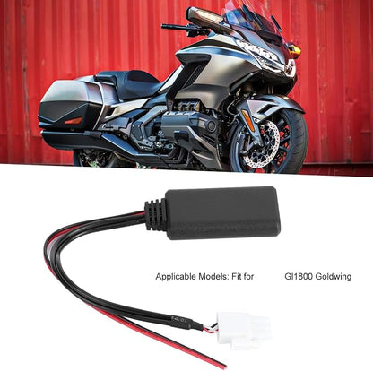Acouto Bluetooth Adapter, 3 Pin AUX Bluetooth for Audio Cable Adapter, Stereo Music, Fit for GL1800, 5 to 12v
