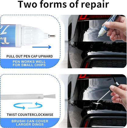 NH-731P Crystal Black Pear Touch Up Paint for Honda Match, Car Paint Scratch Repair kit, 2 in 1 Scratch Remover Pen with Color-Matched Rapid Drying of Paint Coating