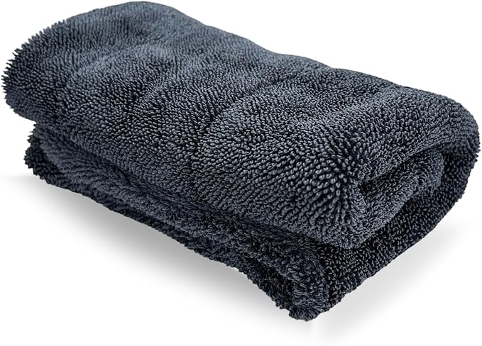 Microfiber Towels for Cars, 15.7"x15.7" 1200 GSM Ultra Thick Soft Car Detailing Drying Towel, Super Absorbent Double Twisted Loop Cloth Cleaning Towel for Car Truck SUV