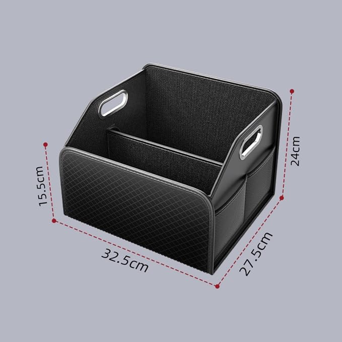 Car Trunk Organizer and Car Storage,Collapsible Multi-Compartment Car Organizers, Waterproof foldable luggage bag with 4 pockets，Suitable for any car