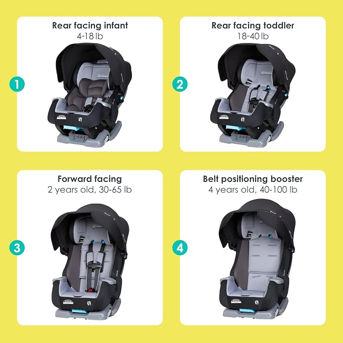 Baby Trend Cover Me™ 4-in-1 Convertible Car Seat