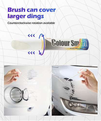 SCUARI Touch Up Paint Pen,Car Paint Pen,Car Paint Scratch Repair,Car Accessories Car Scratch Remover Pen,Car Touch Up Paint,Car Paint Scratch Repair,Paint Pen for Cars Paint Scratch Repair (White)