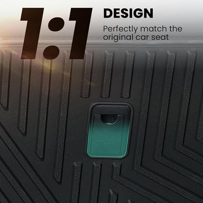 LASFIT Premium Extra Thick Rear Seat Back Mats for Toyota 4Runner 2010-2024 (Only fit 5-Seats) Seat Back Cover | TPE Custom Fit Waterproof 4 Runner Second Row Back Seat Backrest Protector Liners