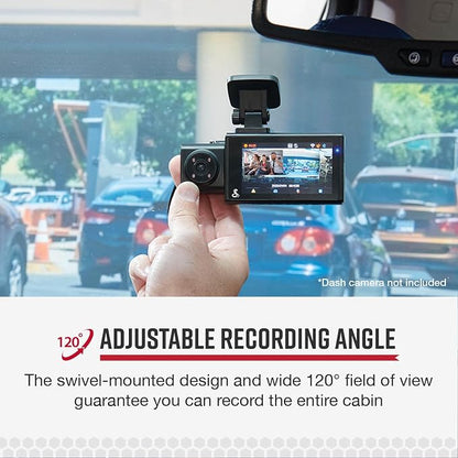 Cobra Cabin-View Camera for SC Series Dash Cams, Full HD Video in-Vehicle Monitoring with Night Vision