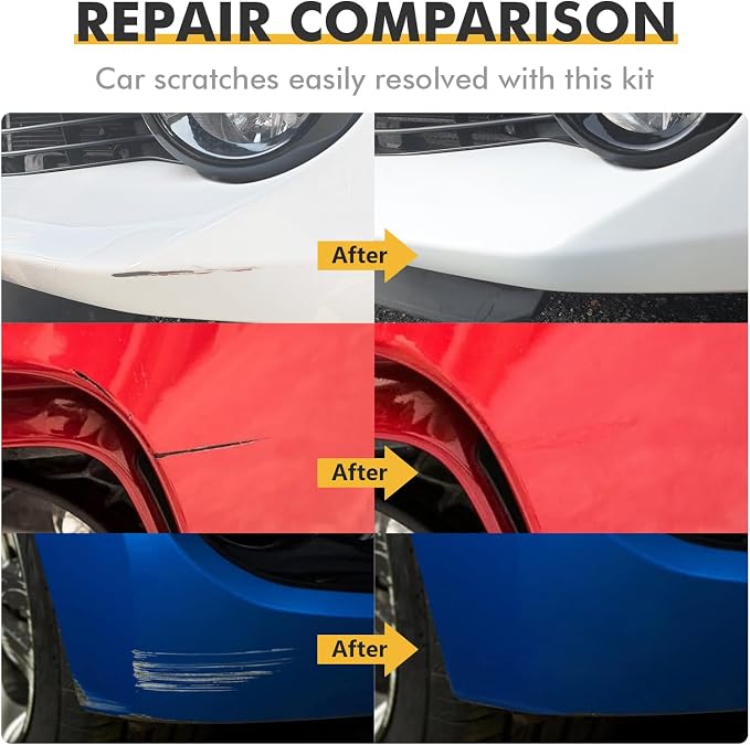 (Satin Steel Metallic (G9K) Car Touch Up Paint for GMC, Car Paint Scratch Repair Kit, Quick & Easy Solution, 2 in 1 Scratch Remover Pen with Color-Matched