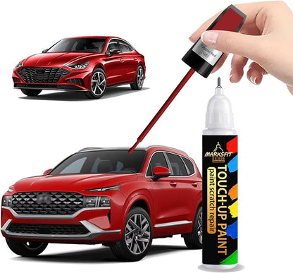 Calypso Red(Y2E) Touch Up Paint For Hyundai Exact Match-Chips and Nicks 2 in 1 Car Paint Pen Scratch Rapair for Accent/Creta/Elantra/TUCSON/SANTA