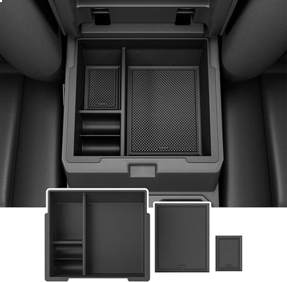 xipoqix Center Console Organizer Compatible with 2025 2026 Toyota 4Runner Armrest Trays Storage Box Replacement for 2025 2026 Toyota 4Runner Accessories