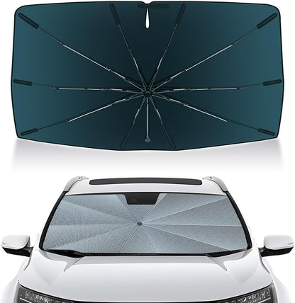 Autorder Windshield Sun Shade Umbrella for 2017-2022 Honda CR-V CRV Accessories,Upgraded Ice Crystal Material,Easy Setup Umbrella Sunshade for Car Windshield,100% Sun Blocking